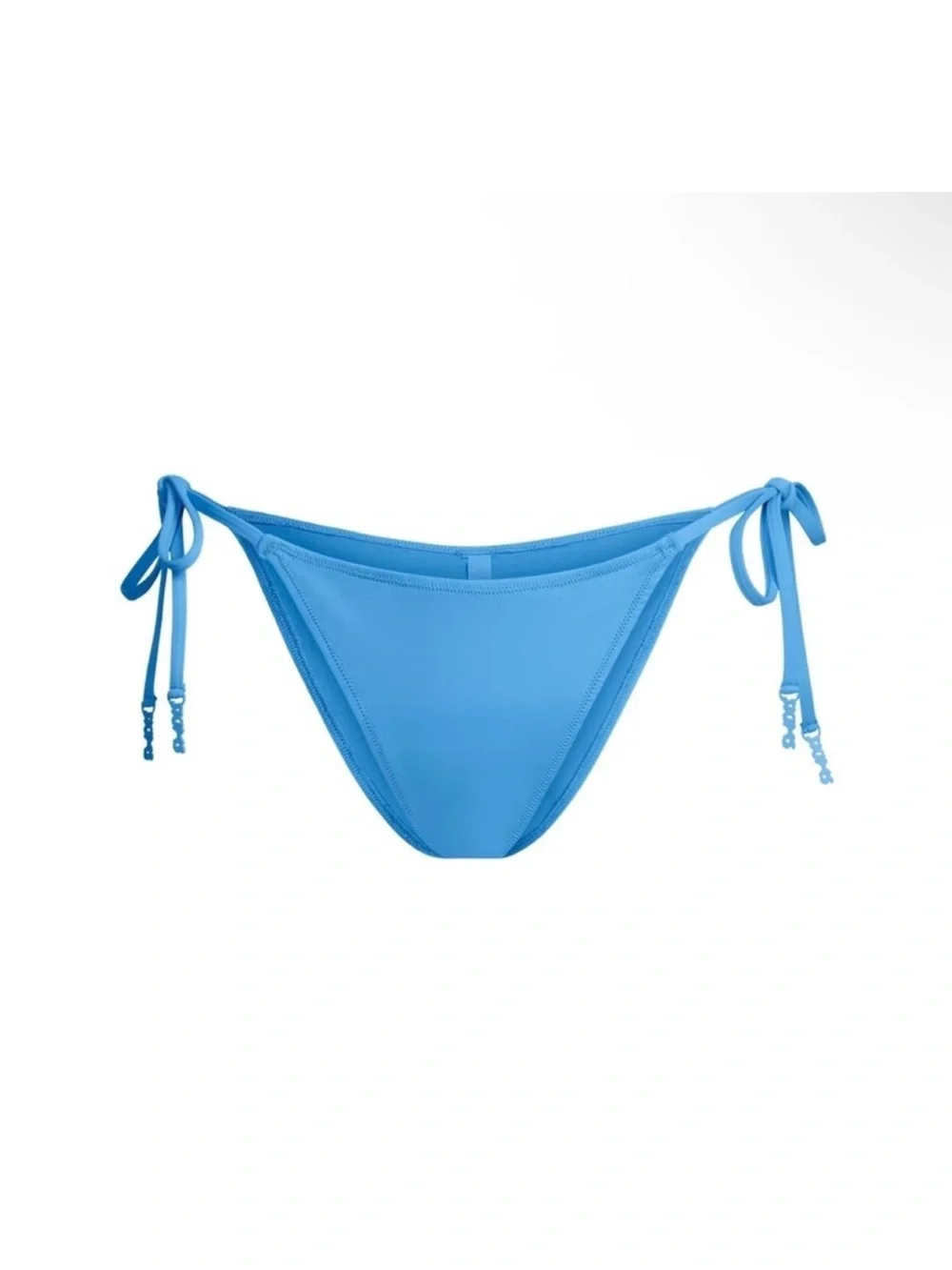 SKIMS SIGNATURE SWIM DIPPED TIE BIKINI BOTTOM IN TIDE BLUE